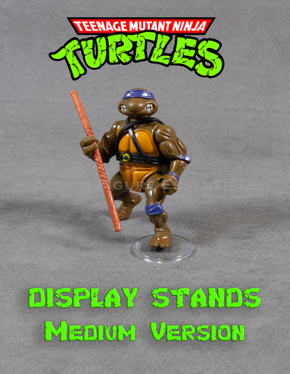 Vintage Teenage Mutant Ninja Turtles - Action Figure Display Stands - Medium - (Set of x20 Stands)