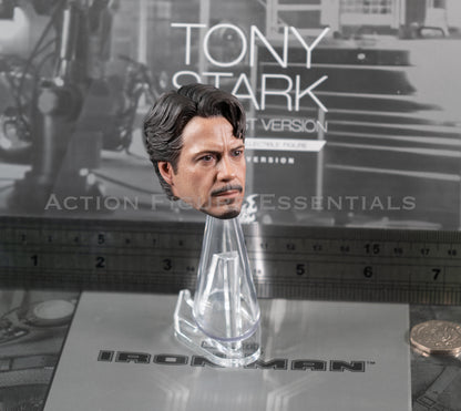 Hot Toys Head Sculpt Tony Stark Mech Test Work Shop MMS582 1/6 Scale Loose Parts