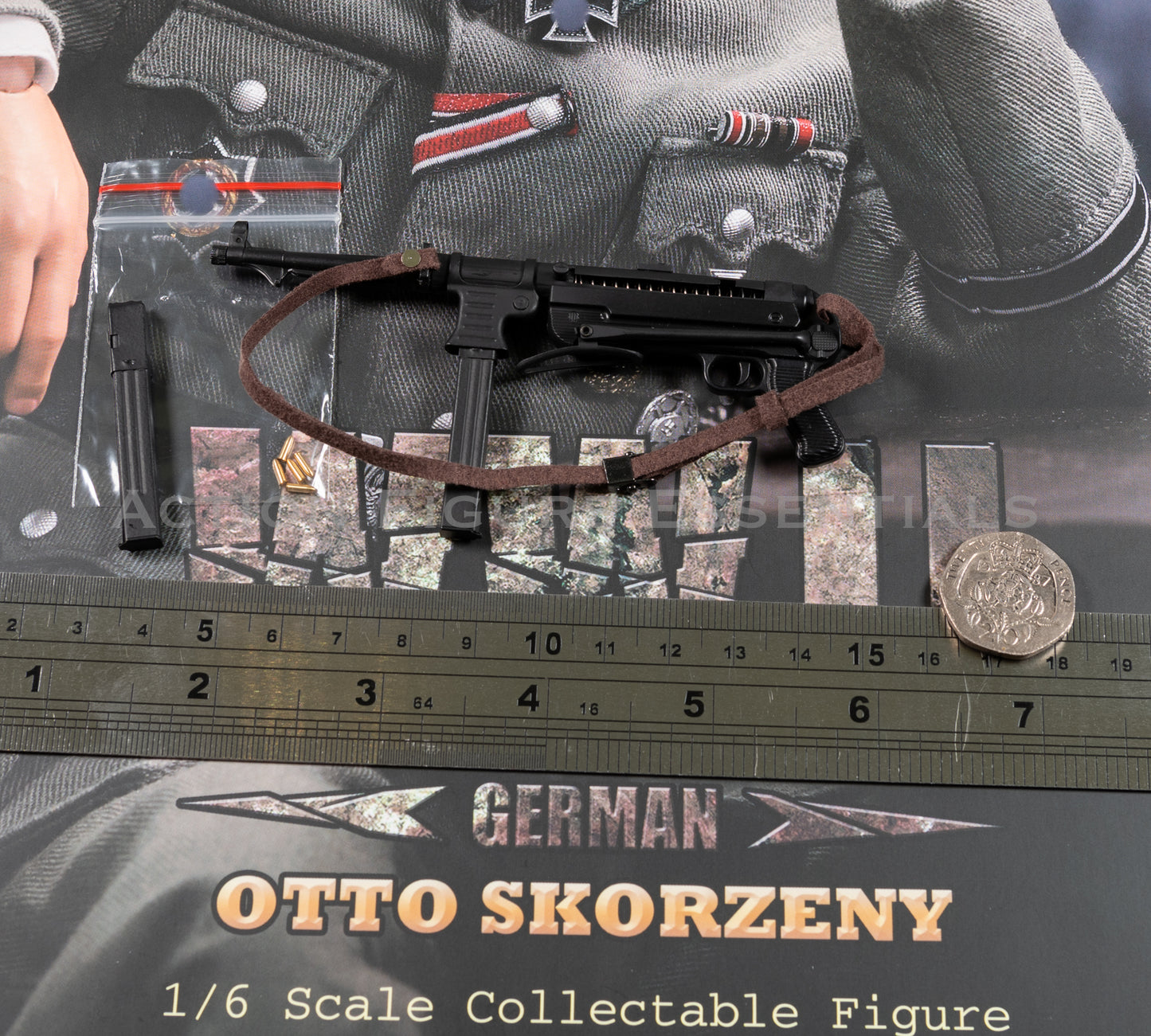 DID WWII German MP40 Submachine Gun Set 1/6 Otto Action Figure Part