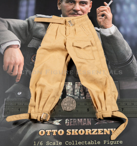 DID WWII German Luftwaffe Tropical Trousers 1/6 Otto Skorzeny