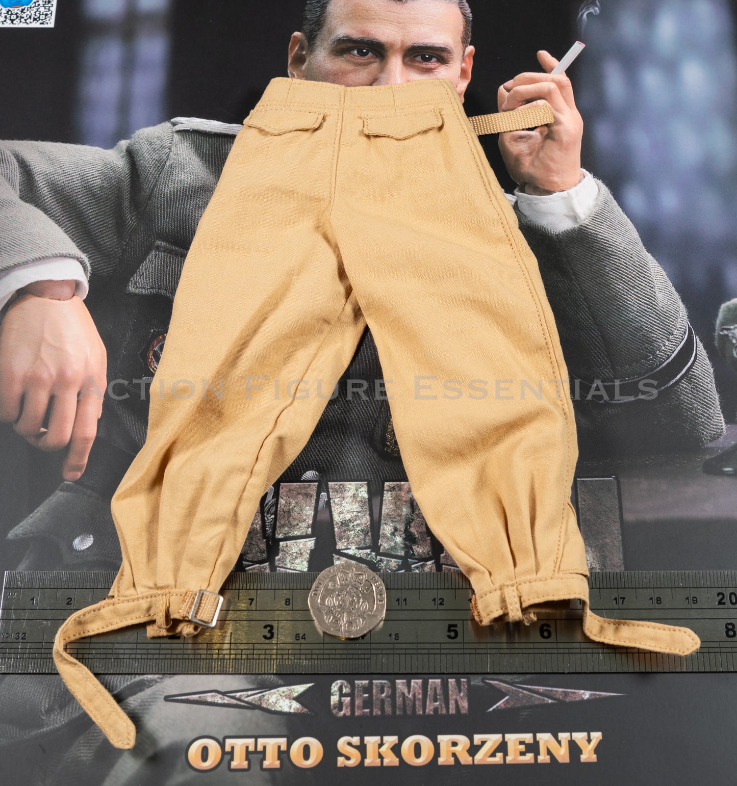 DID WWII German Luftwaffe Tropical Trousers 1/6 Otto Skorzeny