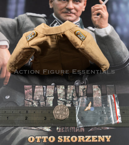 DID WWII German Luftwaffe Tropical Sand Field Tunic 1/6 Otto Skorzeny - Officer