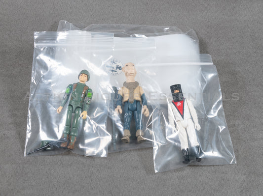 Action Figure Storage Bags - Acid Free - Premium Grade - Standard Size - (Pack of 100 Acid Free Bags)