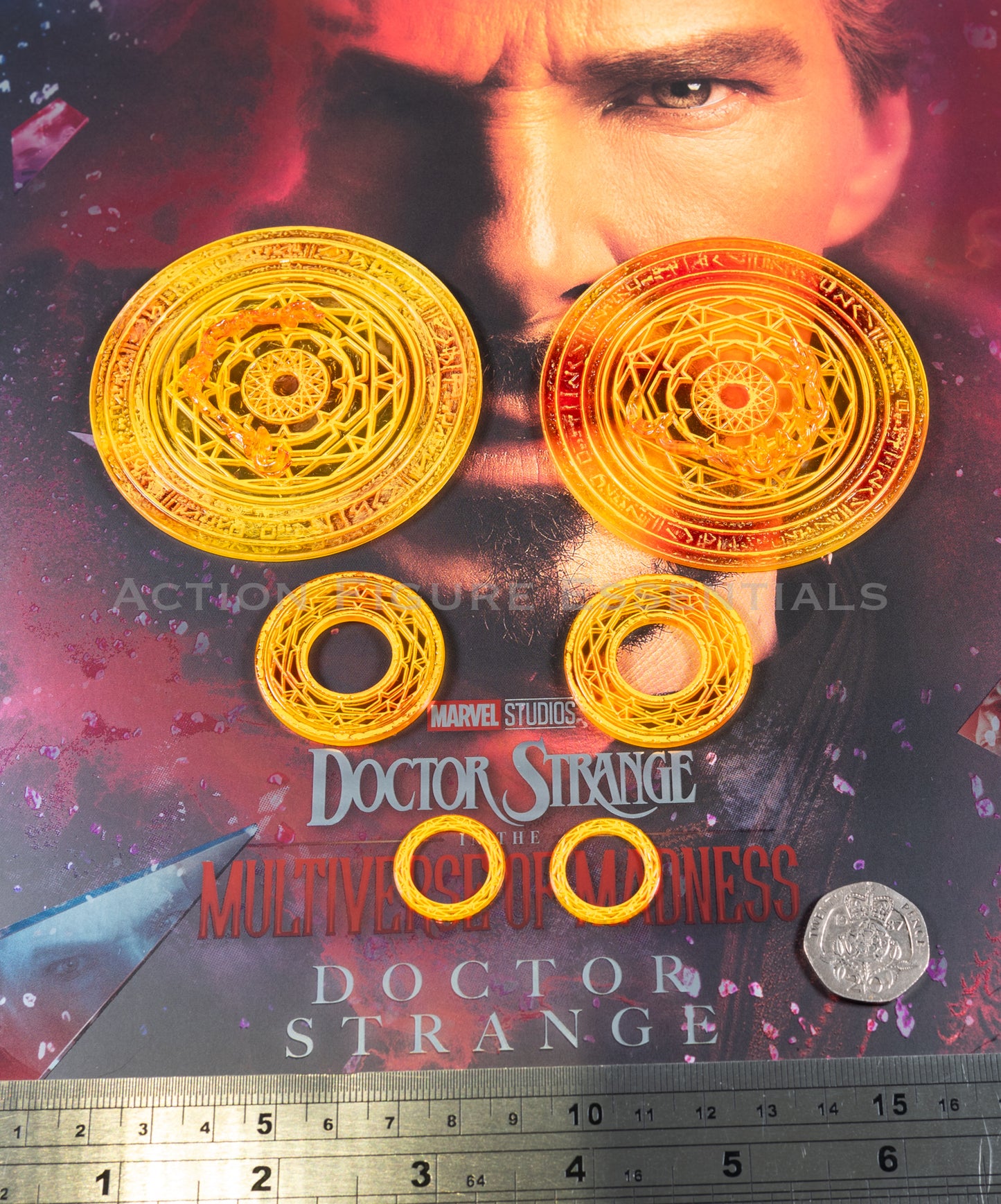 Hot Toys Dr Strange Mystic Art Effect Spell Set 1/6 MMS645 Multiverse of Madness