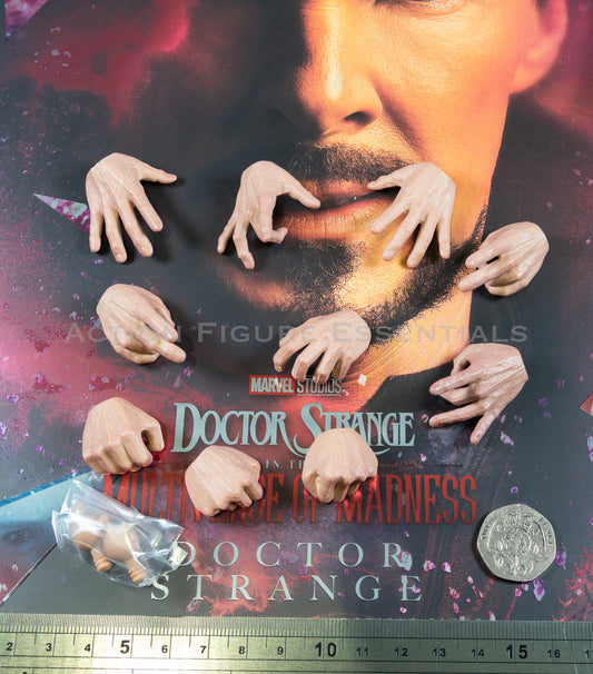 Hot Toys Dr Strange Hands Wrist Peg Set 1/6 MMS645 Multiverse of Madness