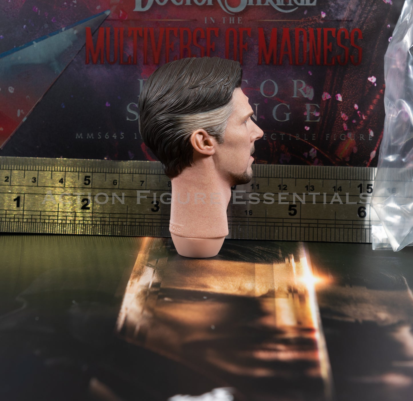 Hot Toys Dr Strange Head Sculpt Third Eye 1/6 MMS645 Multiverse of Madness