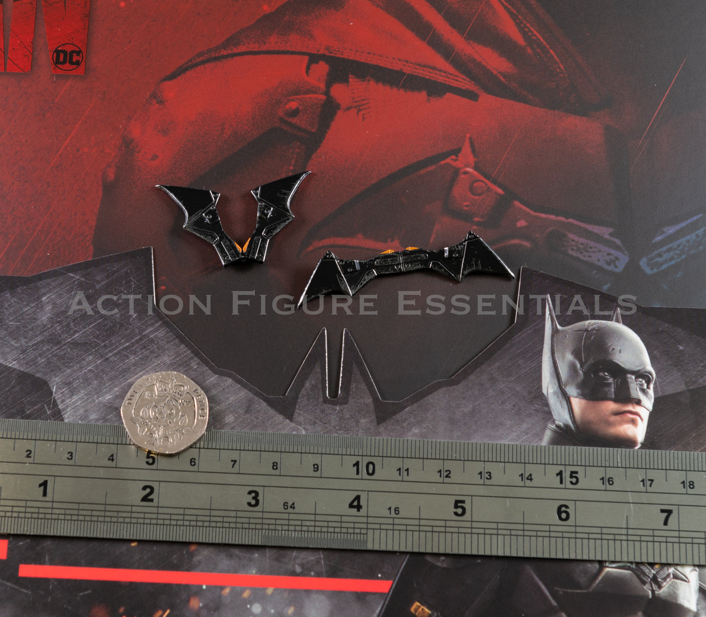 Hot Toys The Batman Batarangs Die cast 1/6 Exclusive MMS641 Parts