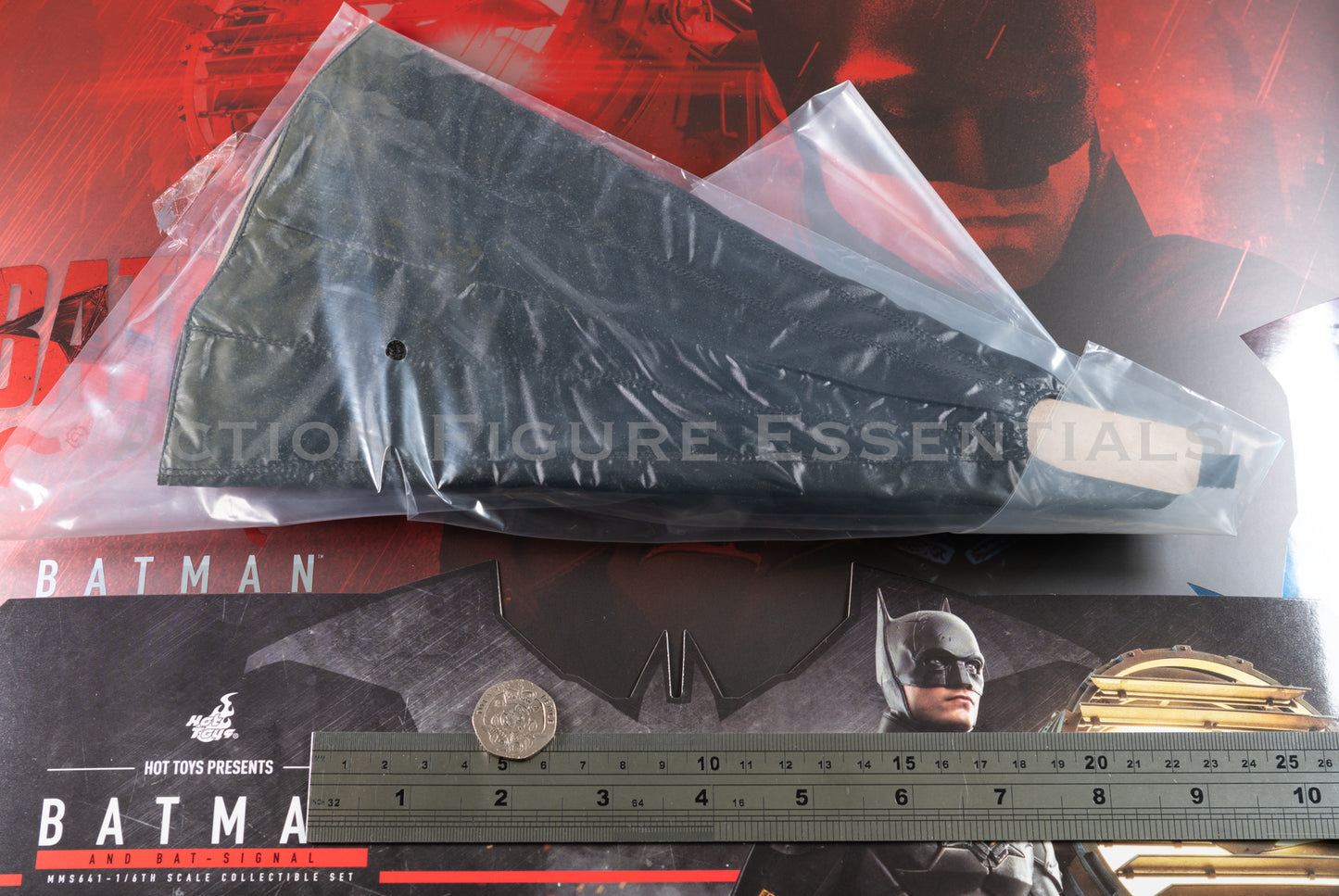 Hot Toys The Batman Cape Long Battle Version 1/6 Exclusive MMS641 Parts