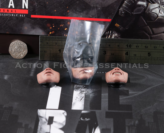 Hot Toys The Batman Head Sculpt Helmeted Cowl 1/6 Exclusive MMS641 Parts