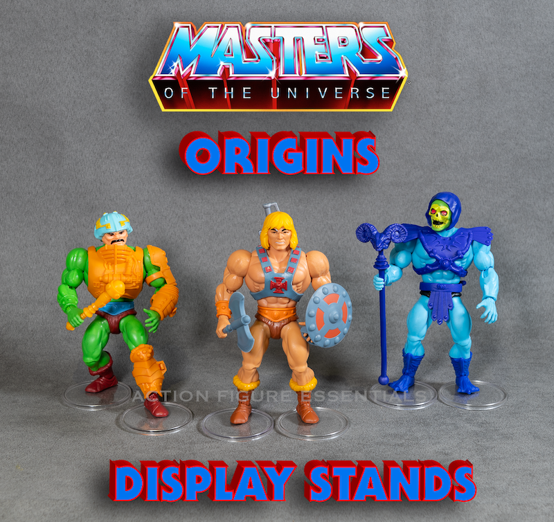 Masters of The Universe - ORIGINS - Action Figure Stands - MOTU - Pro Deluxe - (Set of 10 Stands)