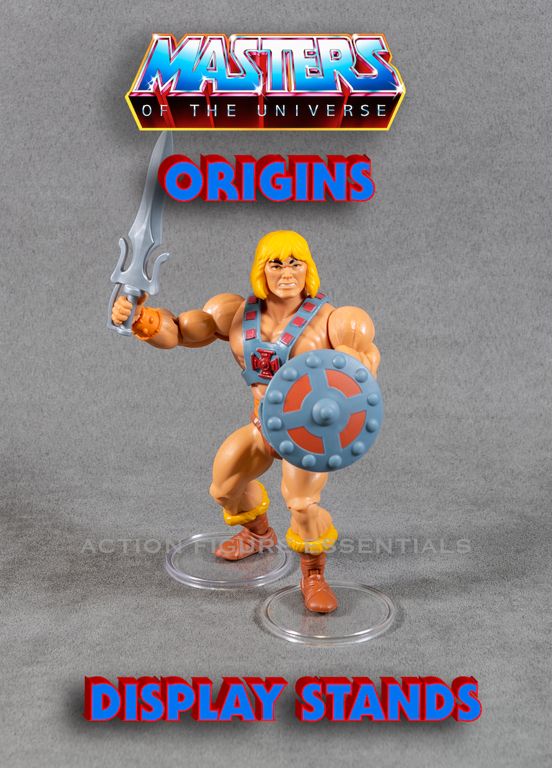 Masters of The Universe - ORIGINS - Action Figure Stands - MOTU - Pro Deluxe - (Set of 10 Stands)