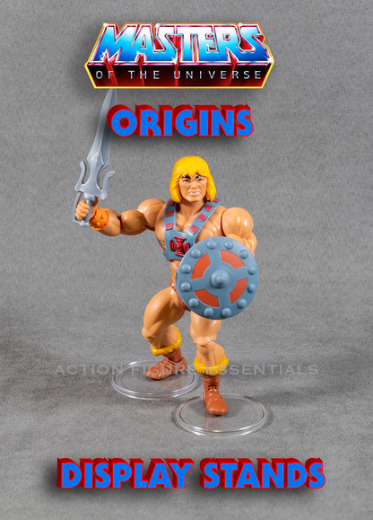 Masters of The Universe - ORIGINS - Action Figure Stands - MOTU - Pro Deluxe - (Set of 10 Stands)