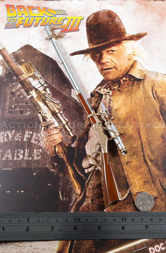 Hot Toys Doc Brown Sniper Rifle 1866 BTTF3 MMS617  1/6 Scale