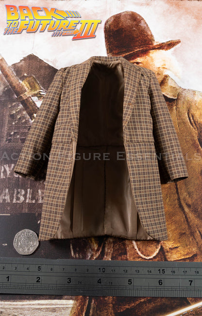 Hot Toys Doc Brown Jacket Blazer Western BTTF3 MMS617 1/6 Scale