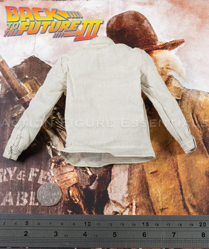 Hot Toys Doc Brown Over Shirt Cowboy Western BTTF3 MMS617 1/6 Scale