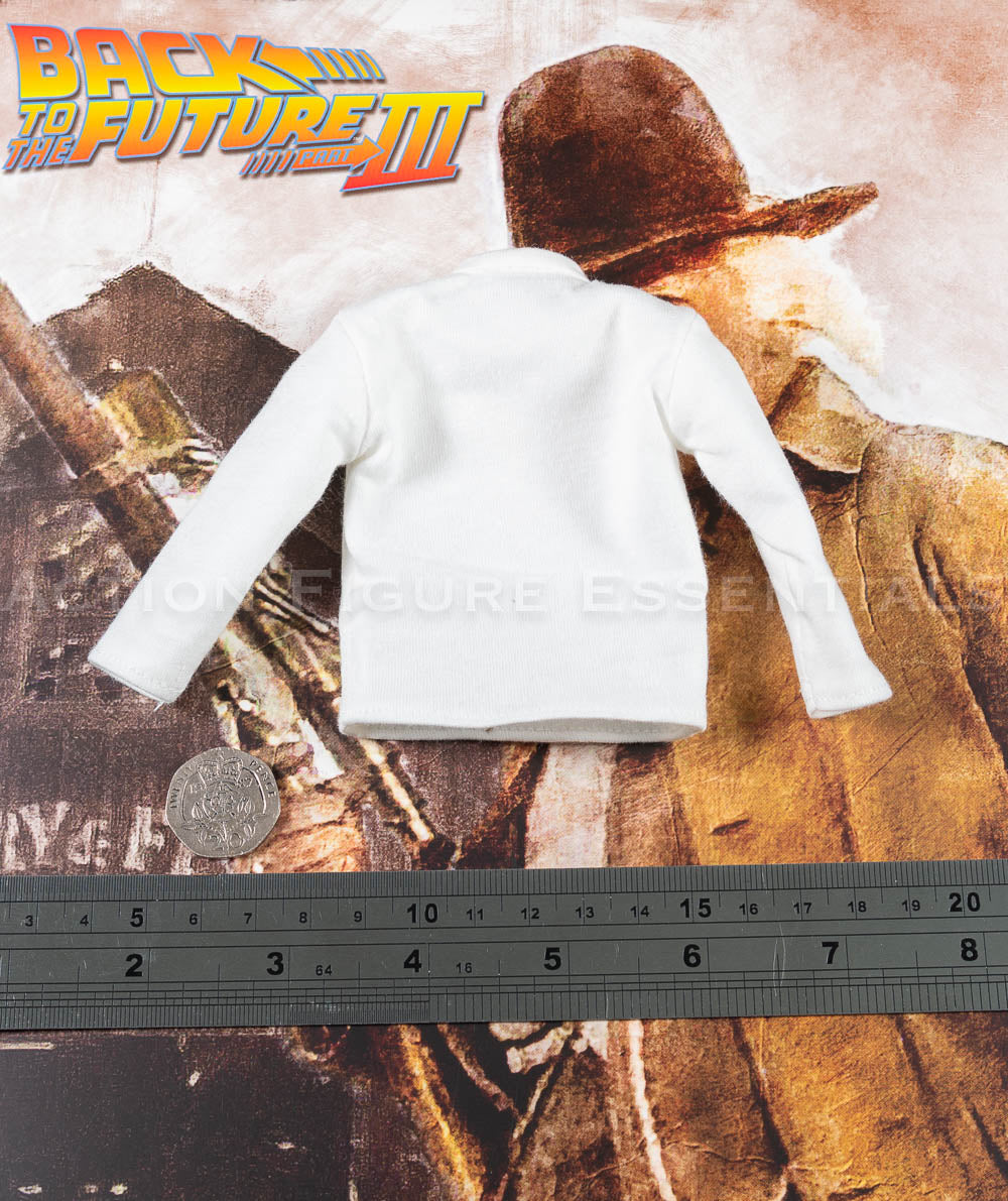 Hot Toys Doc Brown Under Shirt Cowboy Western BTTF3 MMS617  1/6 Scale