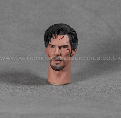 Dr Strange - Battle Damaged Head Sculpt Custom 1/6 Hot Toys Scale