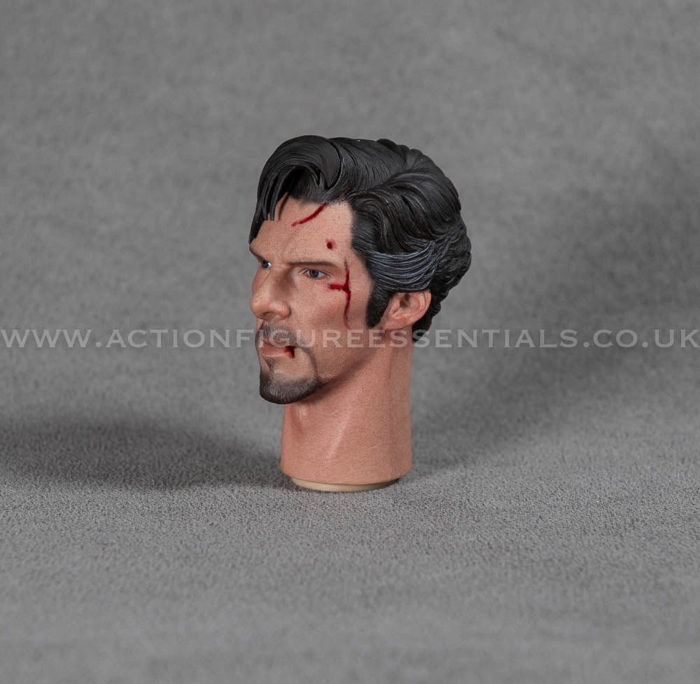 Dr Strange - Battle Damaged Head Sculpt Custom 1/6 Hot Toys Scale