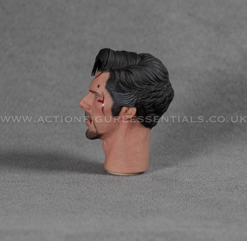 Dr Strange - Battle Damaged Head Sculpt Custom 1/6 Hot Toys Scale