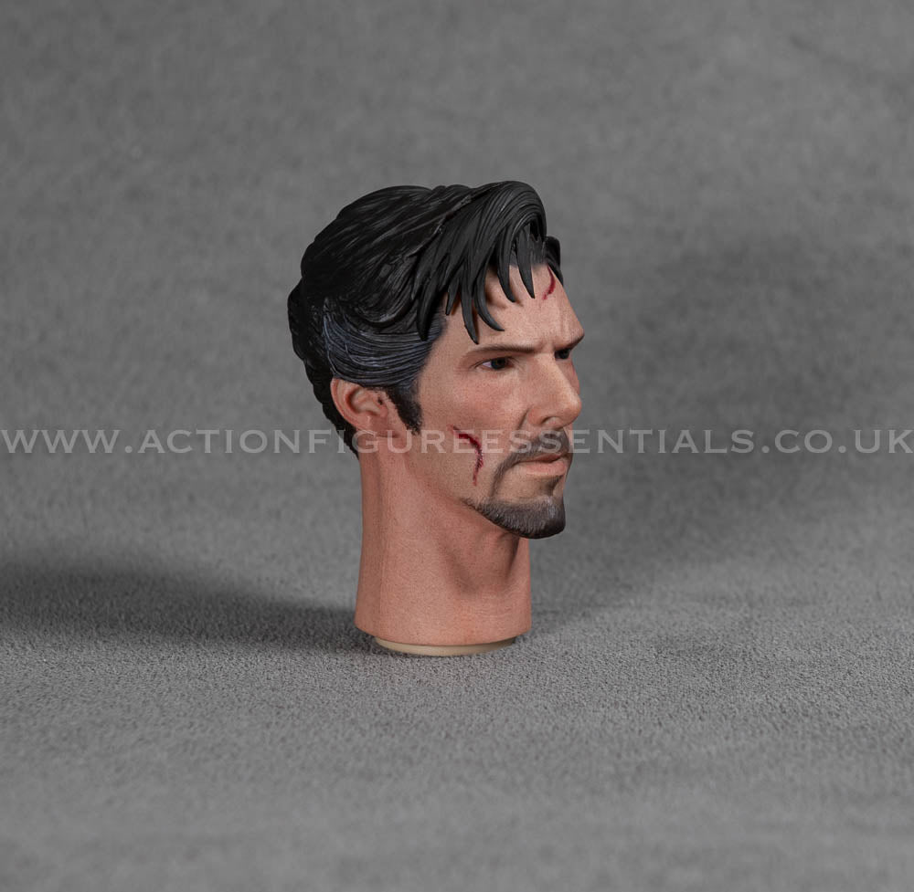 Dr Strange - Battle Damaged Head Sculpt Custom 1/6 Hot Toys Scale