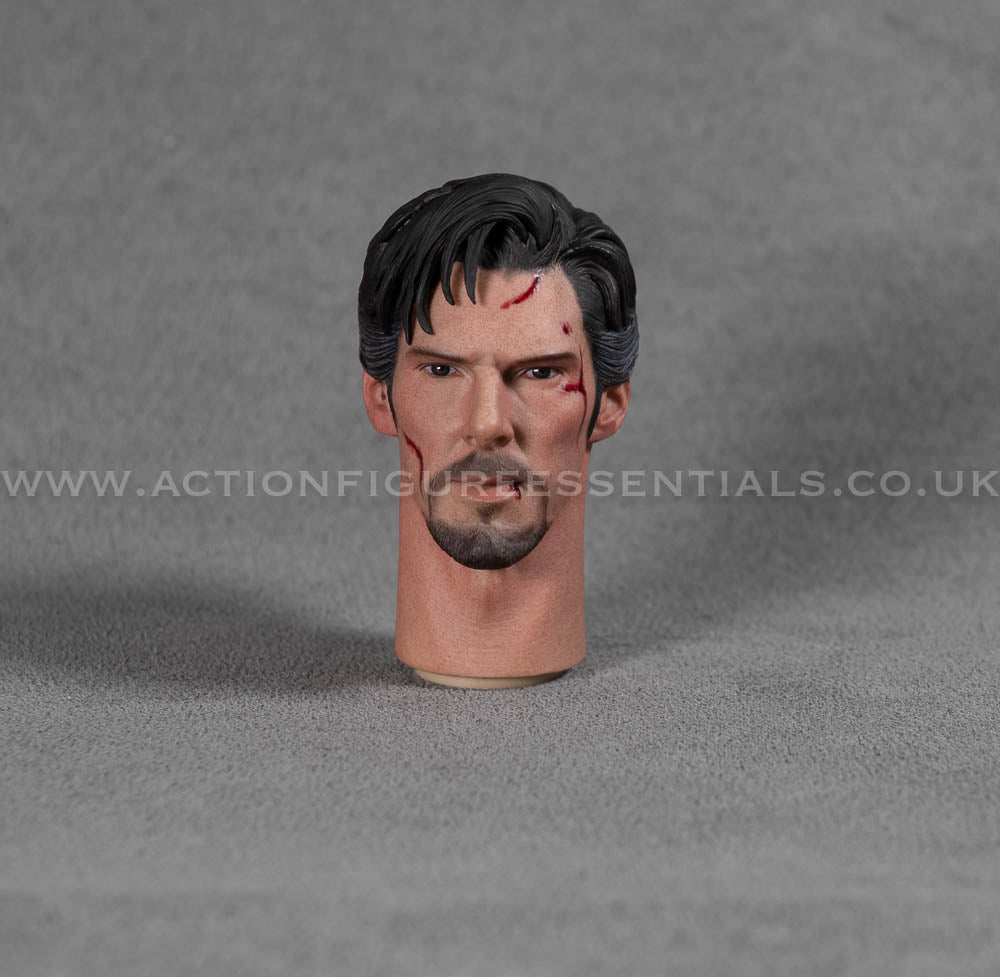 Dr Strange - Battle Damaged Head Sculpt Custom 1/6 Hot Toys Scale