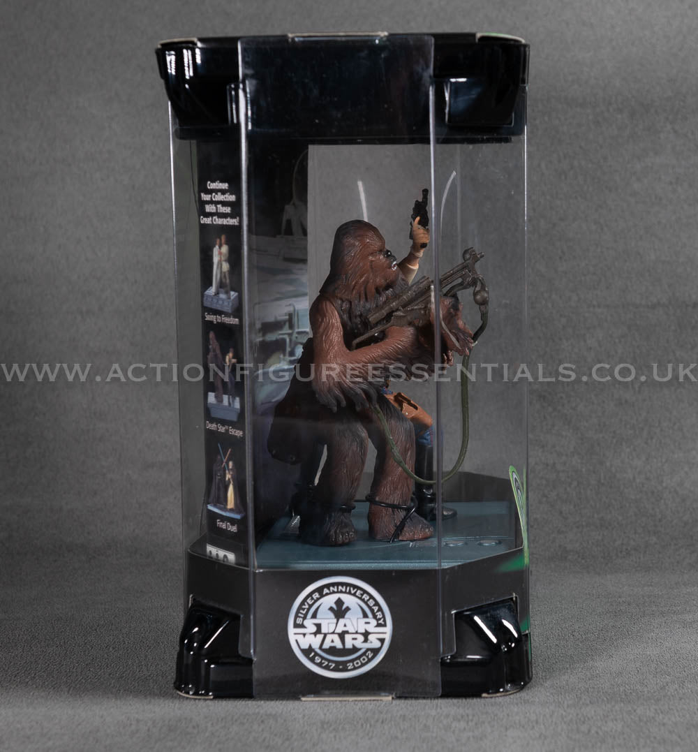 Star Wars Han Solo & Chewbacca Death Star Escape 3.75" Action Figures Boxed MISB Silver Anniversary