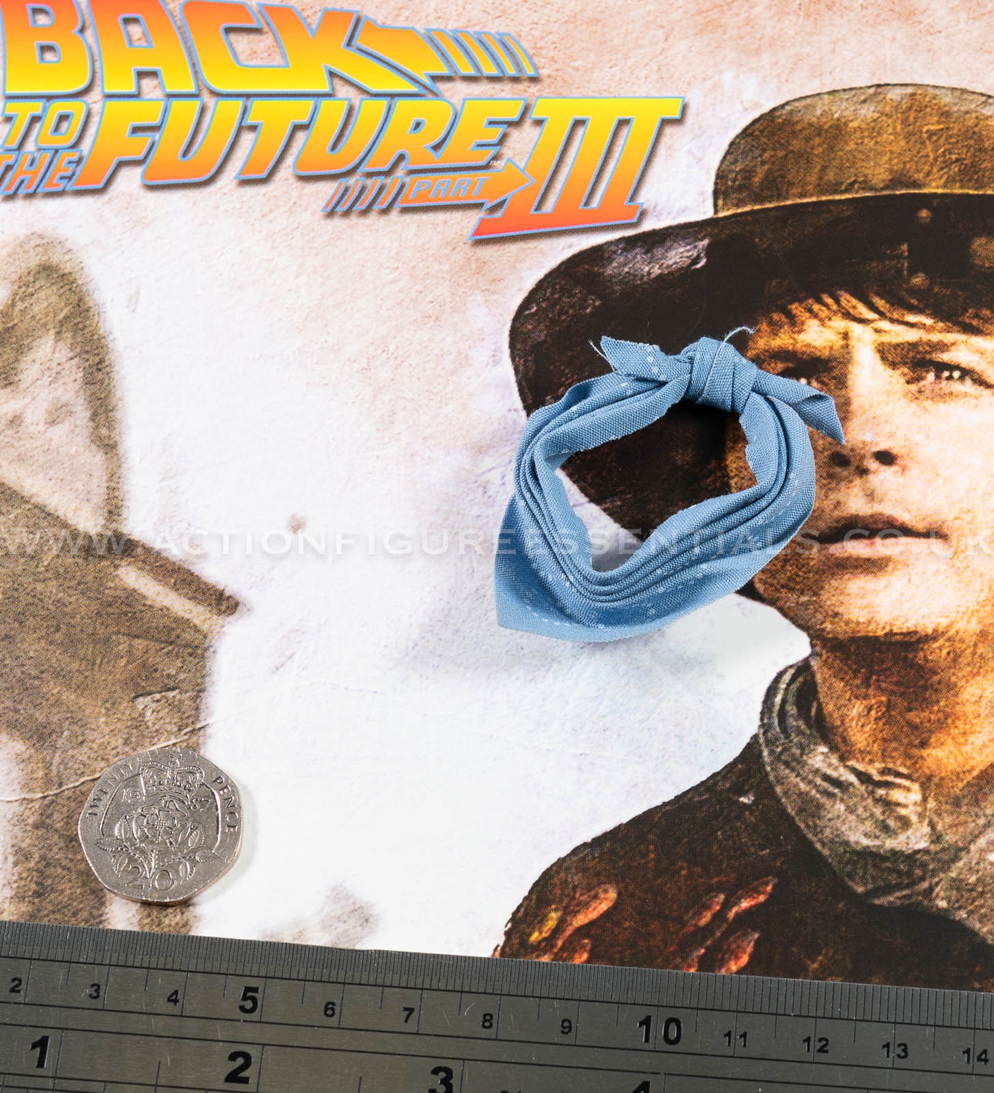 Hot Toys Marty McFly Cowboy Scarf Wild Rag Bandana BTTF3 MMS616 1/6 Scale Western Cowboy Parts