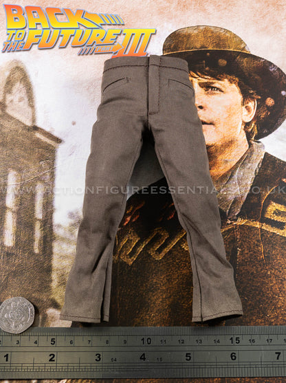 Hot Toys Marty McFly Pants Trousers BTTF3 MMS616 1/6 Scale Western Cowboy Parts