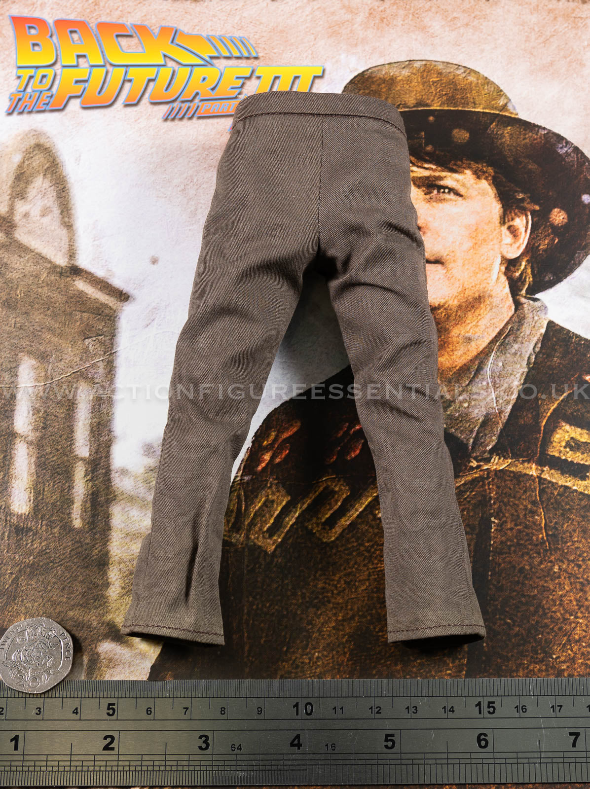 Hot Toys Marty McFly Pants Trousers BTTF3 MMS616 1/6 Scale Western Cowboy Parts