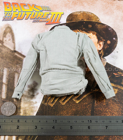 Hot Toys Marty McFly Shirt BTTF3 MMS616 1/6 Scale Western Cowboy Parts