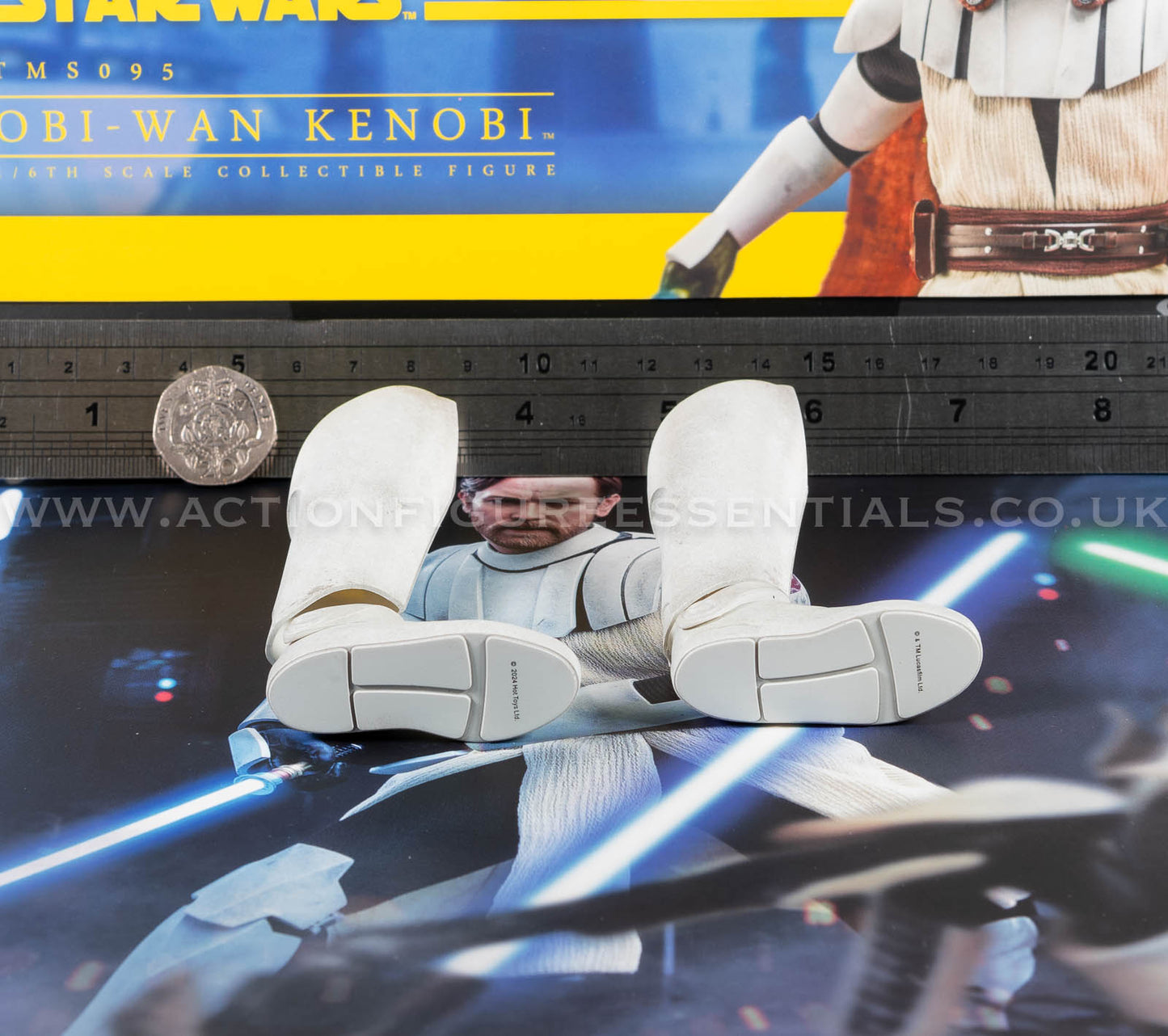 Hot Toys Obi Wan Kenobi Armour Boots Clone Wars TMS095 1/6 Part Clone Trooper