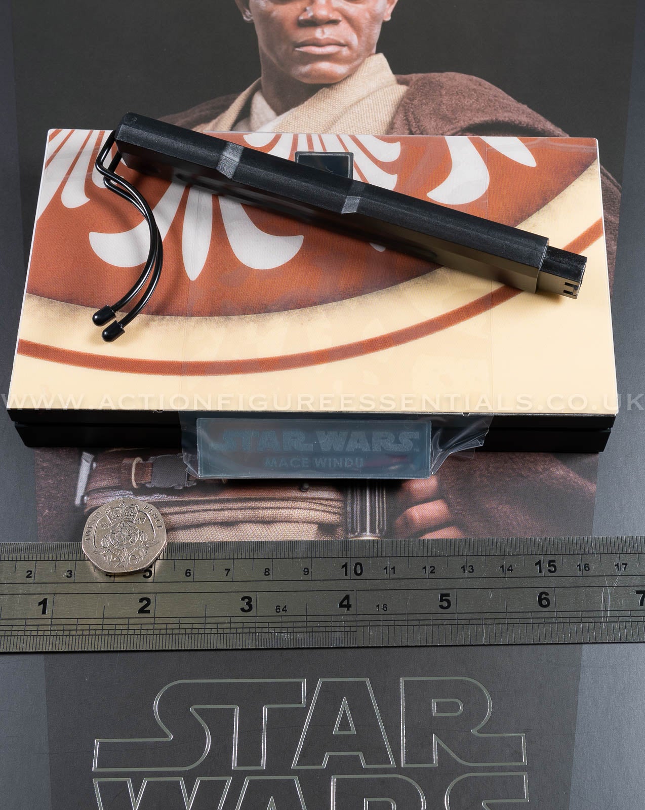 Hot Toys Mace Windu Display Stand Clone Wars Star Wars MMS681 1/6 Part Jedi