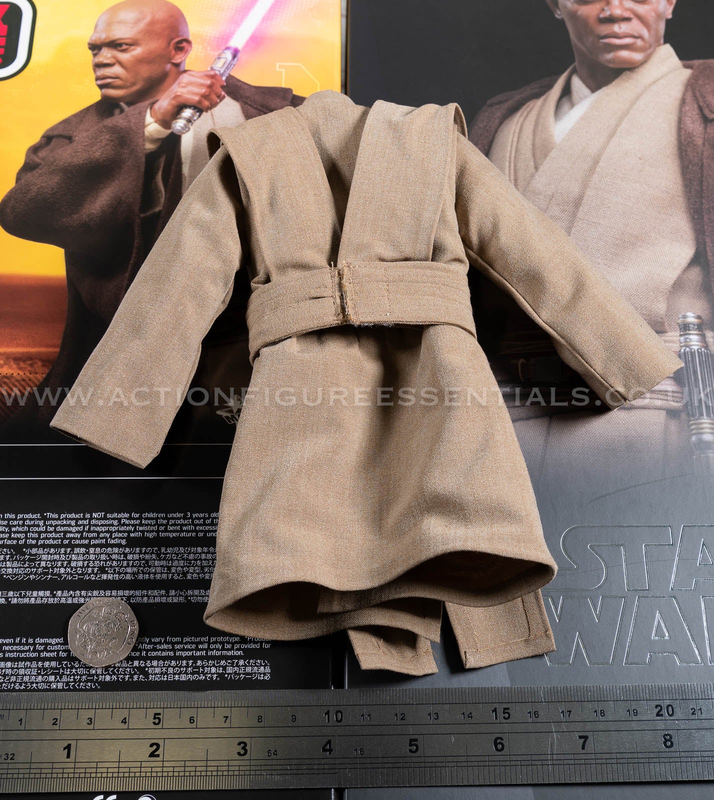 Hot Toys Mace Windu Jedi Tunic Robe Clone Wars Star Wars MMS681 1/6 Part Jedi