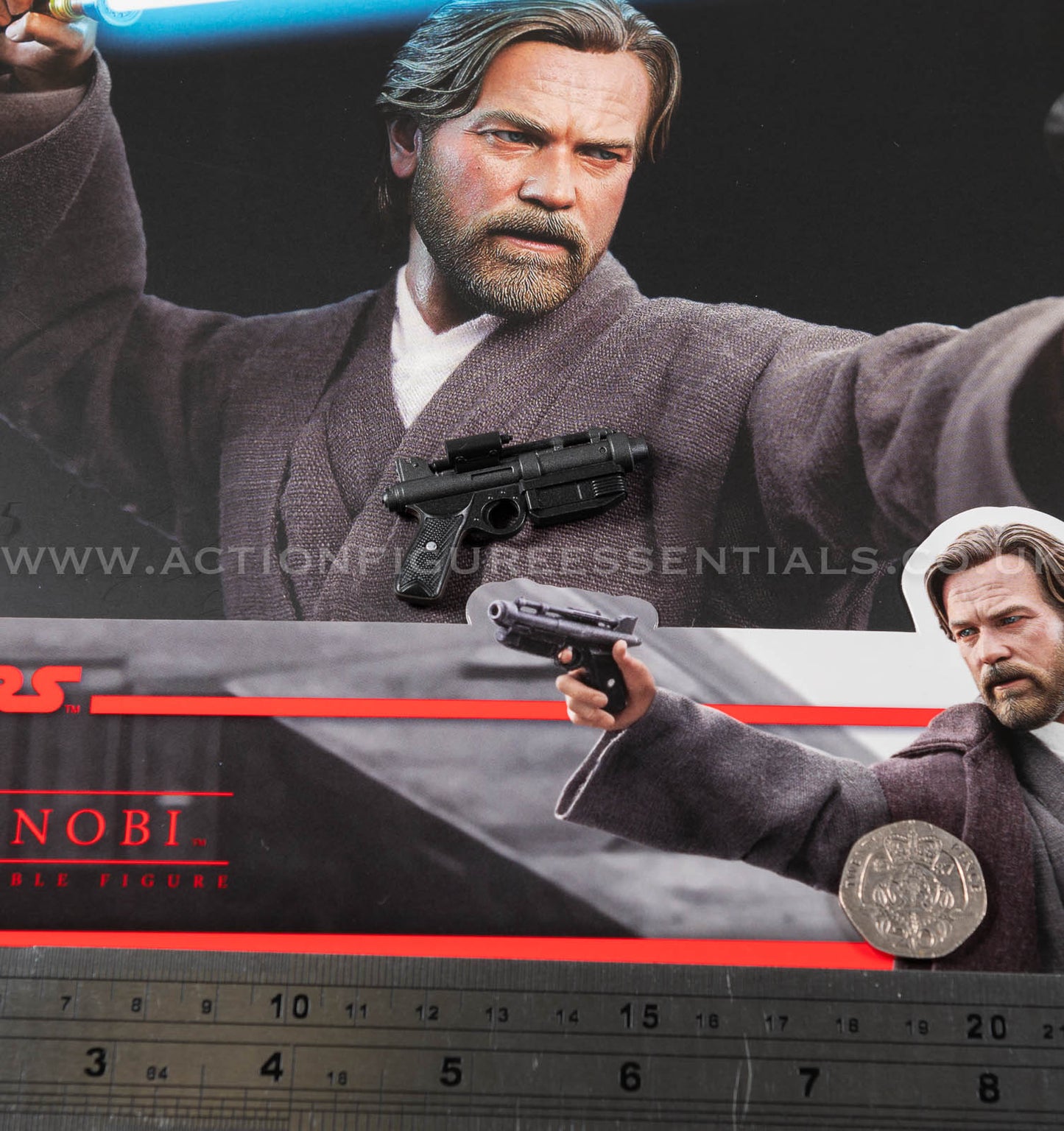 Hot Toys Star Wars Obi Wan Kenobi Blaster Pistol - 1/6 Scale Parts DX26