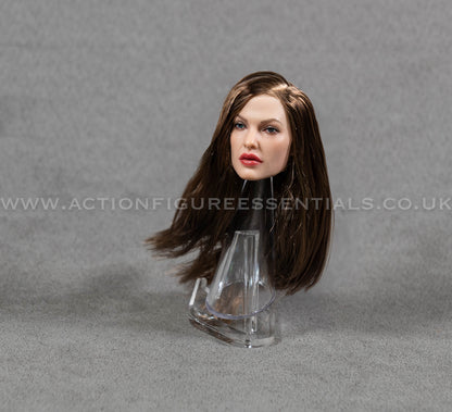 Female Head Sculpt Custom Rooted Hair American European Model Actress 1/6 Hot Toys TBLeague Scale