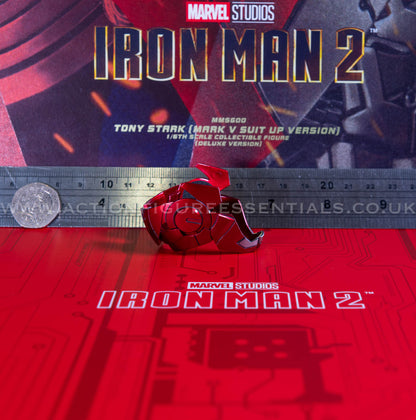 Hot Toys Iron Man 2 Partial Transforming Helmet Suit Up Set Deluxe Version MMS600 1/6 Scale Parts Marvel