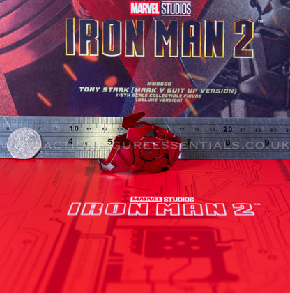 Hot Toys Iron Man 2 Partial Transforming Helmet Suit Up Set Deluxe Version MMS600 1/6 Scale Parts Marvel