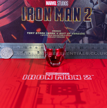 Hot Toys Iron Man 2 Partial Transforming Helmet Suit Up Set Deluxe Version MMS600 1/6 Scale Parts Marvel