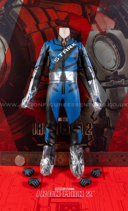 Hot Toys Iron Man 2 Racing Suit Up Body Set Deluxe Version MMS600 1/6 Scale Parts Marvel