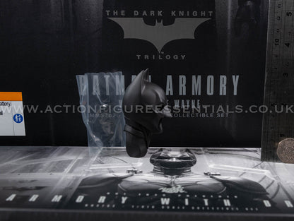 Hot Toys Batman Empty Cowl with Neck Piece Armory MMS702 1/6 Scale Parts DC Comics