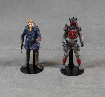 Action Figure Display Support Stands for 3.5” to 5” Figures - Star Wars - GI Joe - Super7 - Marvel and many more