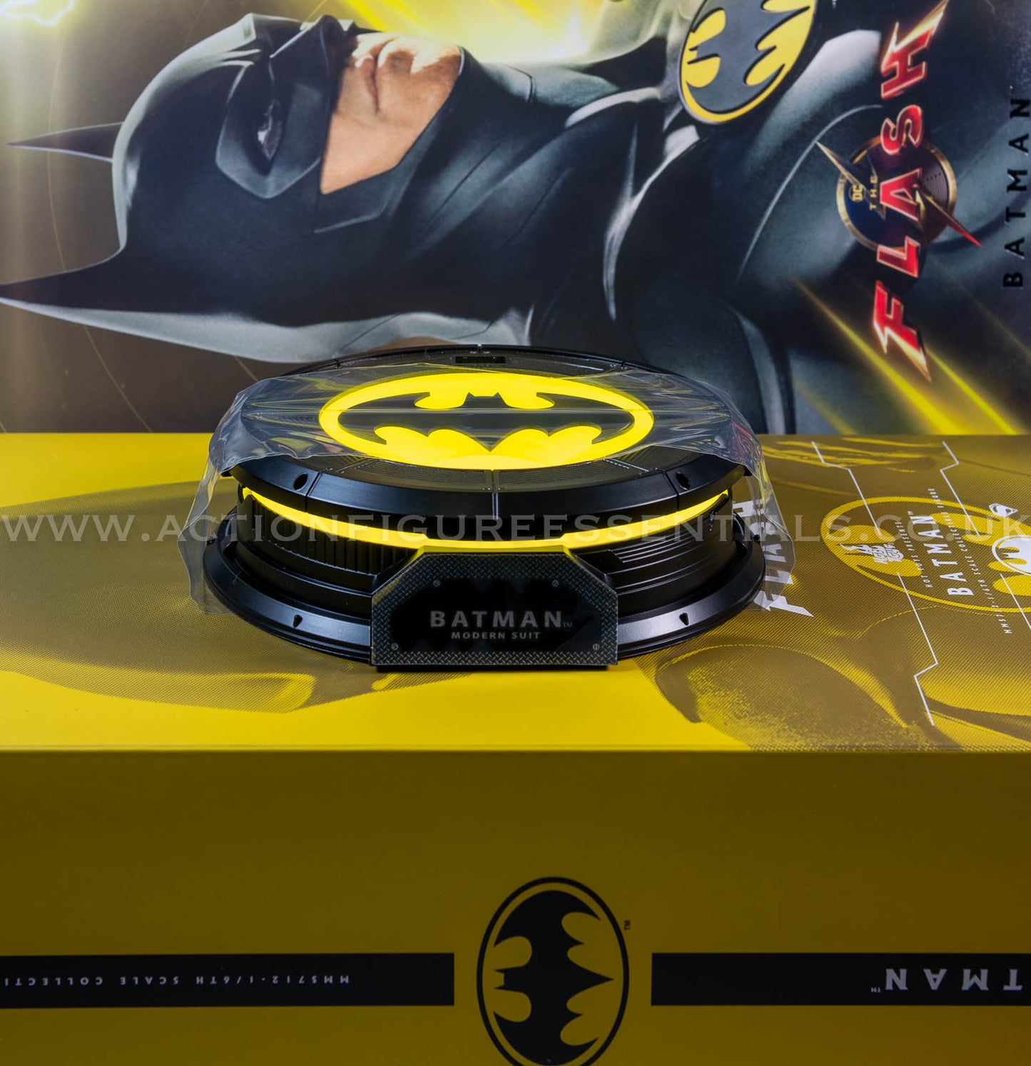 Hot Toys - Batman - USBC LED Display Stand Base - Michael Keaton - Modern Suit - MMS712 - 1:6 Loose Parts