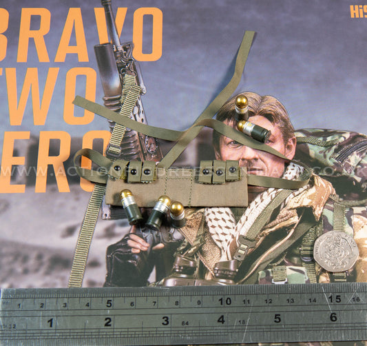 Bravo Two Zero SAS 40mm Grenade Bandolier Grenades - 1/6 - British Army Special Air Service Gulf War - DAMTOYS - DAM 78098 - Loose Parts