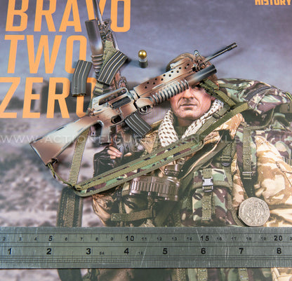 Bravo Two Zero SAS - C7 Assault Rifle w M203 Grenade Launcher - 1/6 - Sean Bean British Army Special Air Service Gulf War 1991 - DAMTOYS - DAM 78098 - Loose Parts