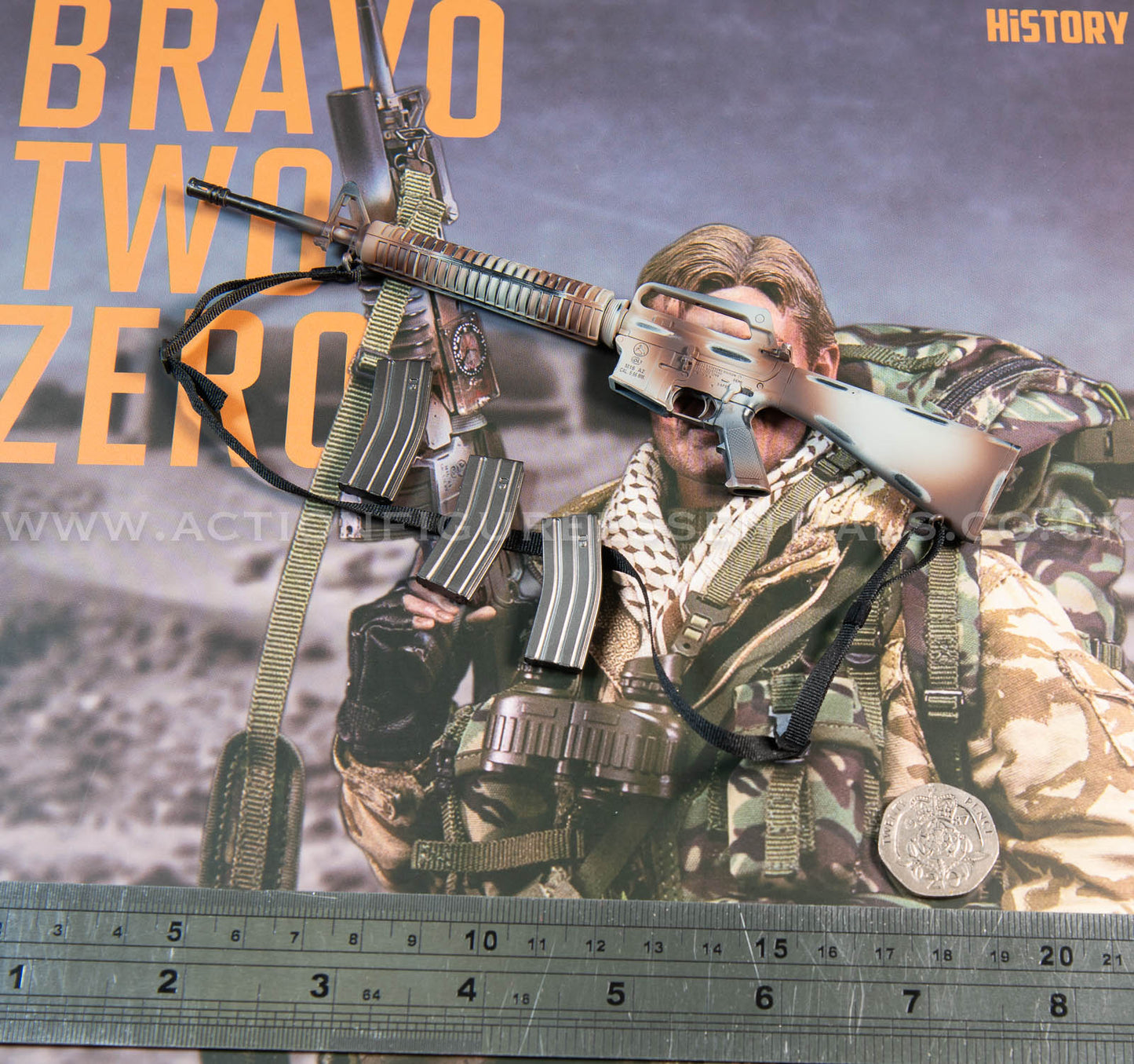 Bravo Two Zero SAS - C7 Assault Rifle - 1/6 - Sean Bean British Army Special Air Service Gulf War 1991 - DAMTOYS - DAM 78098 - Loose Parts