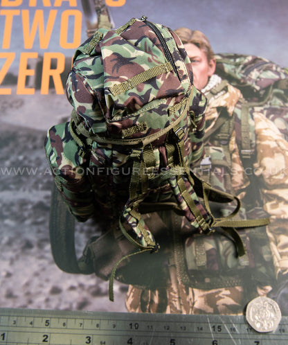 Bravo Two Zero SAS - British Army DPM Camo PLCE Rucksack - 1/6 - Sean Bean Gulf War 1991 - DAMTOYS - DAM78098 - Loose Parts