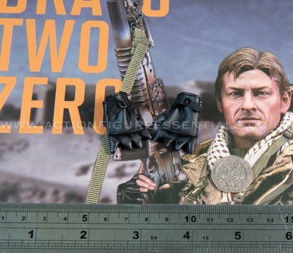 Bravo Two Zero SAS - D3A Gloves - 1/6 - Sean Bean British Army Special Air Service Gulf War 1991 - DAMTOYS - DAM 78098 - Loose Parts