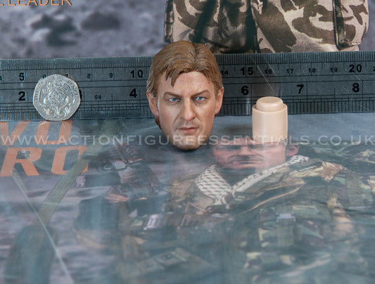 Bravo Two Zero SAS - Head Sculpt - 1/6 - Sean Bean British Army Special Air Service Gulf War 1991 - DAMTOYS - DAM 78098 - Loose Parts