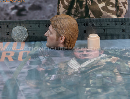 Bravo Two Zero SAS - Head Sculpt - 1/6 - Sean Bean British Army Special Air Service Gulf War 1991 - DAMTOYS - DAM 78098 - Loose Parts