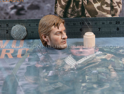 Bravo Two Zero SAS - Head Sculpt - 1/6 - Sean Bean British Army Special Air Service Gulf War 1991 - DAMTOYS - DAM 78098 - Loose Parts